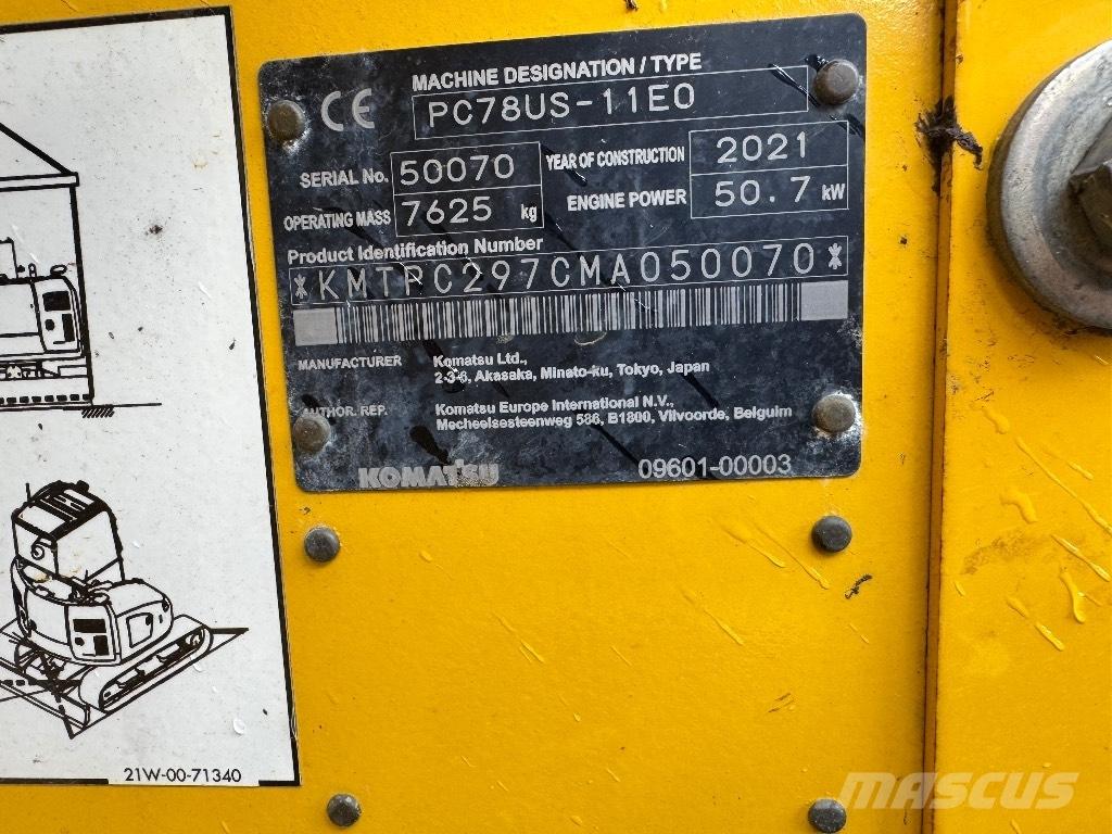 Komatsu PC 78 US Excavadoras 7t - 12t