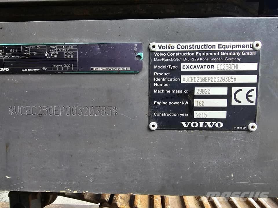 Volvo EC250 ENL Excavadoras de cadenas