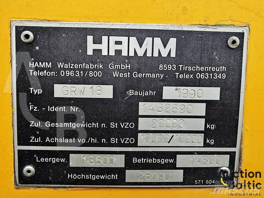 Hamm GRW 18 Rodillos sobre neumáticos