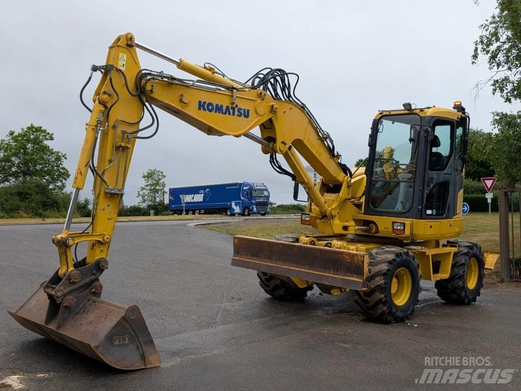 Komatsu PW 98 MR-8 Excavadoras de ruedas