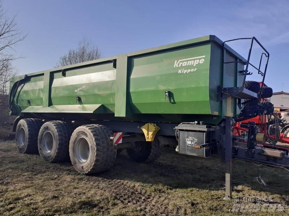 Krampe Big Body 900 Semirremolques de plataformas planas/laterales abatibles