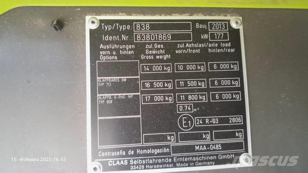 CLAAS Tucano 430 APS Cosechadoras combinadas