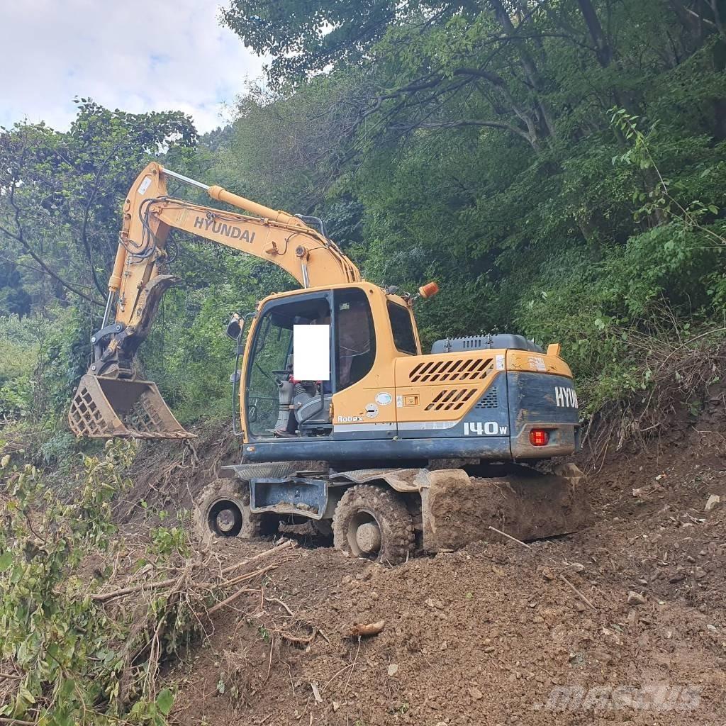 Hyundai Robex 140 W Excavadoras de ruedas