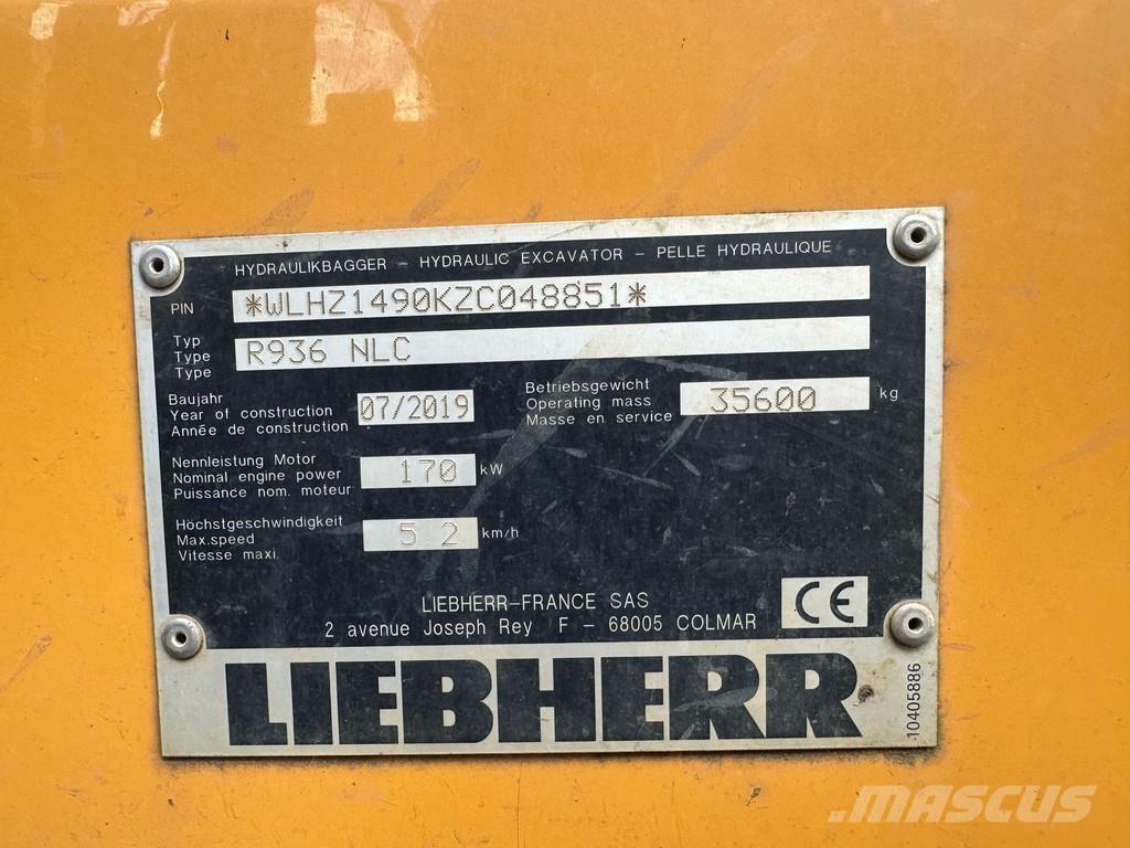 Liebherr R936 NLC Excavadoras de cadenas