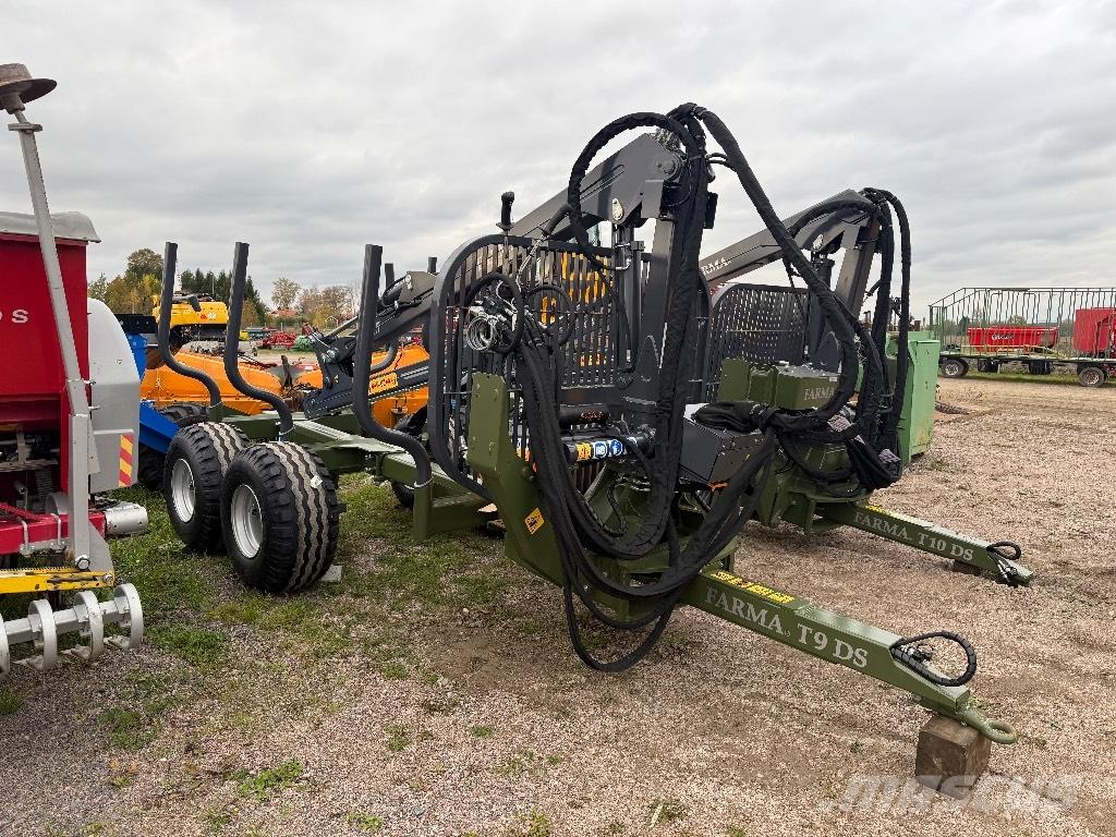 Farma T9 DS 6,7 kran Remolques forestales