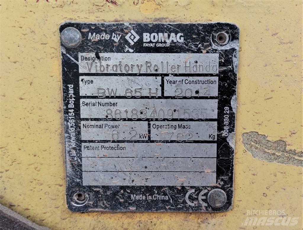 Bomag BW 65 H Rodillos de doble tambor