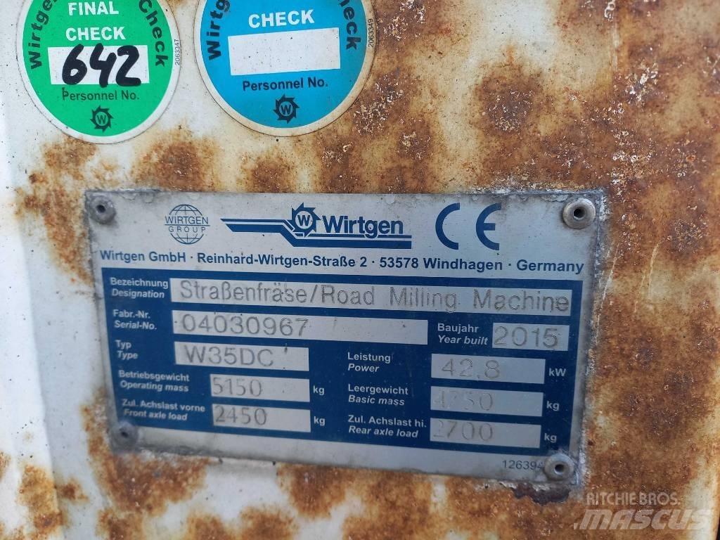 Wirtgen W 35 DC Equipos para la estabilización de suelos y reciclaje de asfalto