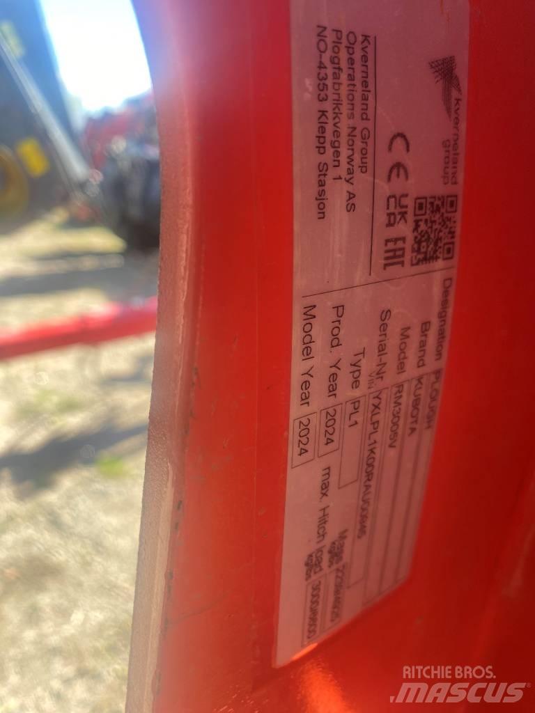 Kubota RM 300 SV Arados reversibles suspendidos