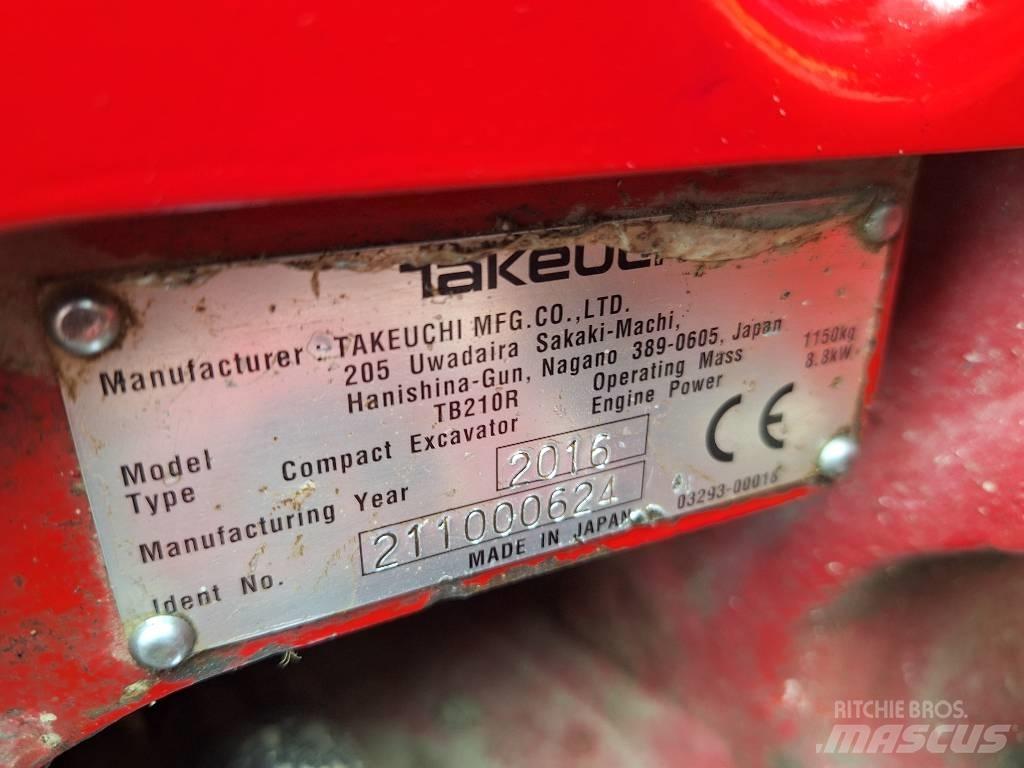 Takeuchi TB 210 R Mini excavadoras < 7t
