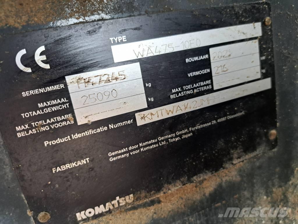 Komatsu WA 475-10E0 Cargadoras sobre ruedas