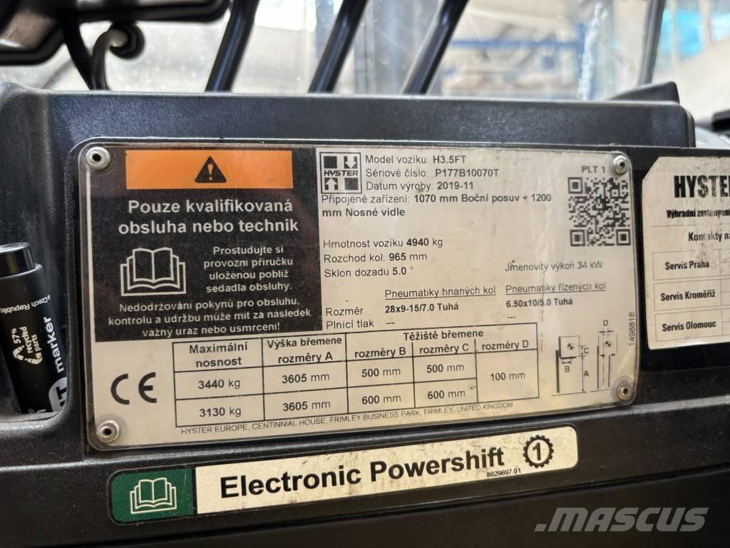 Hyster H3.5FT Carretillas diesel