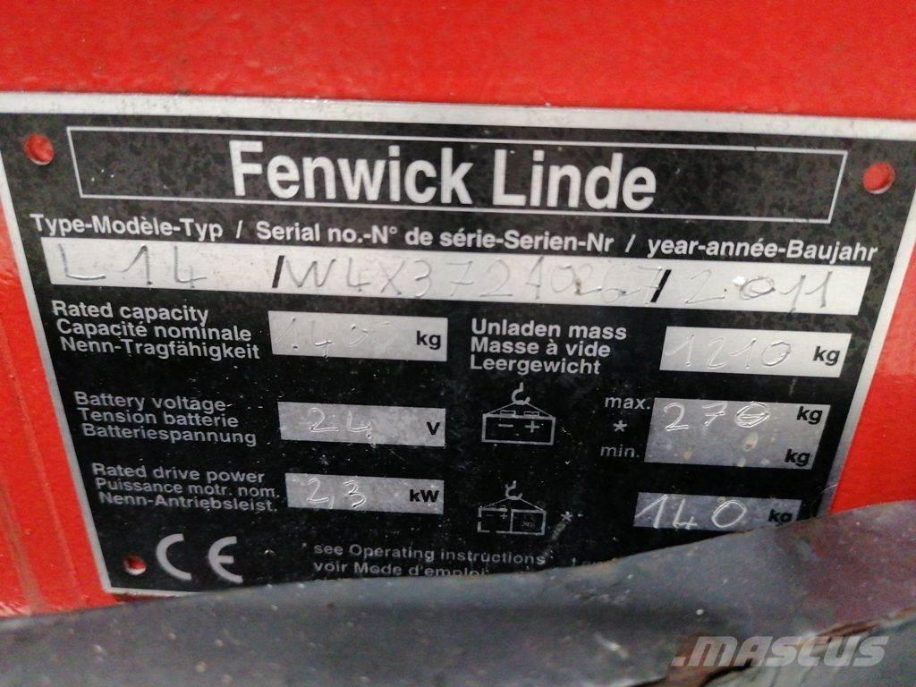 Linde L14 Apiladores eléctricos