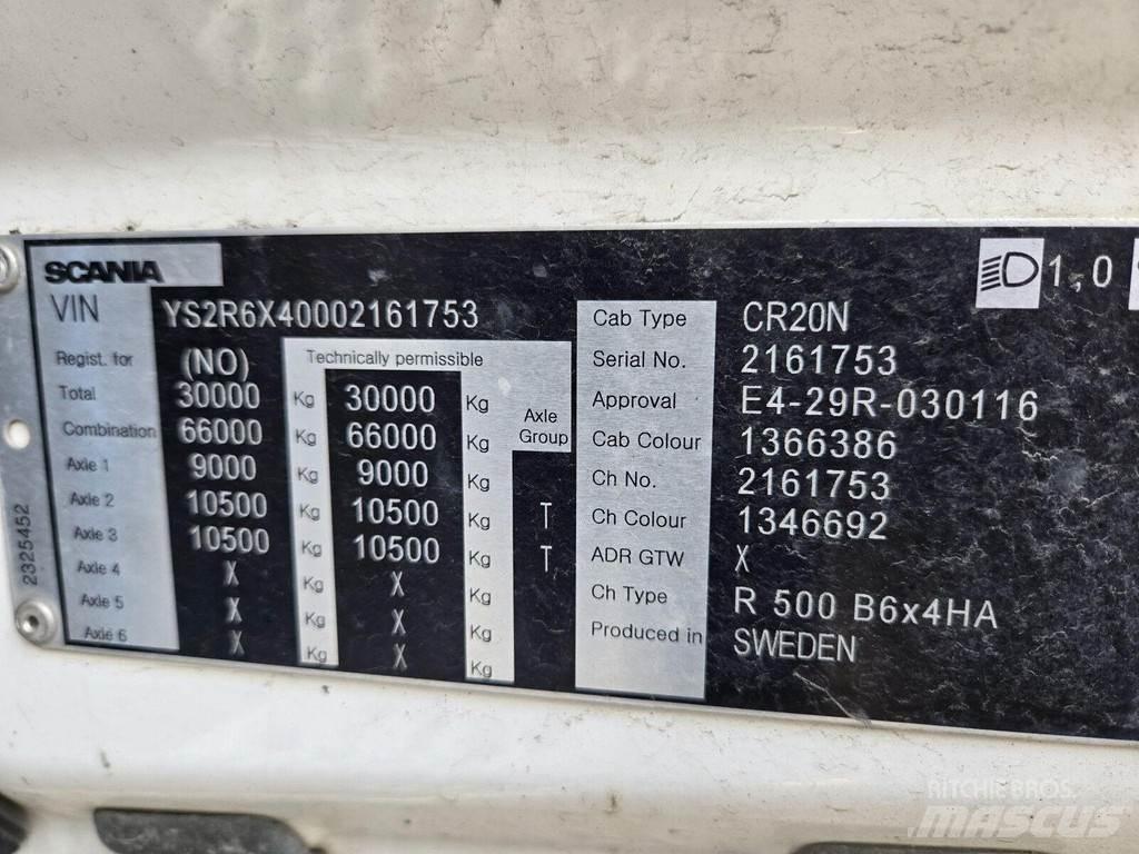 Scania R500 6X4 Camiones bañeras basculantes o volquetes