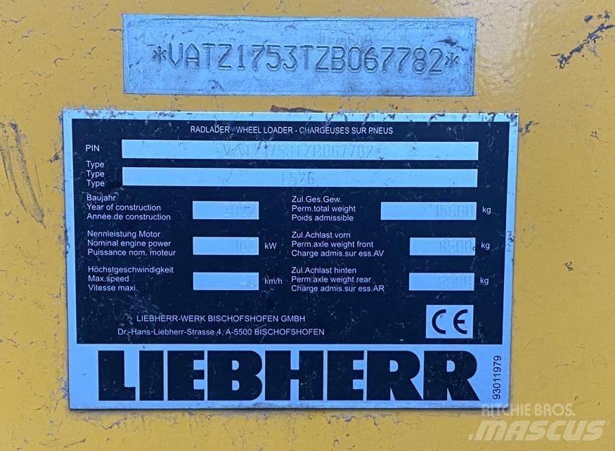 Liebherr L 526 Cargadoras sobre ruedas