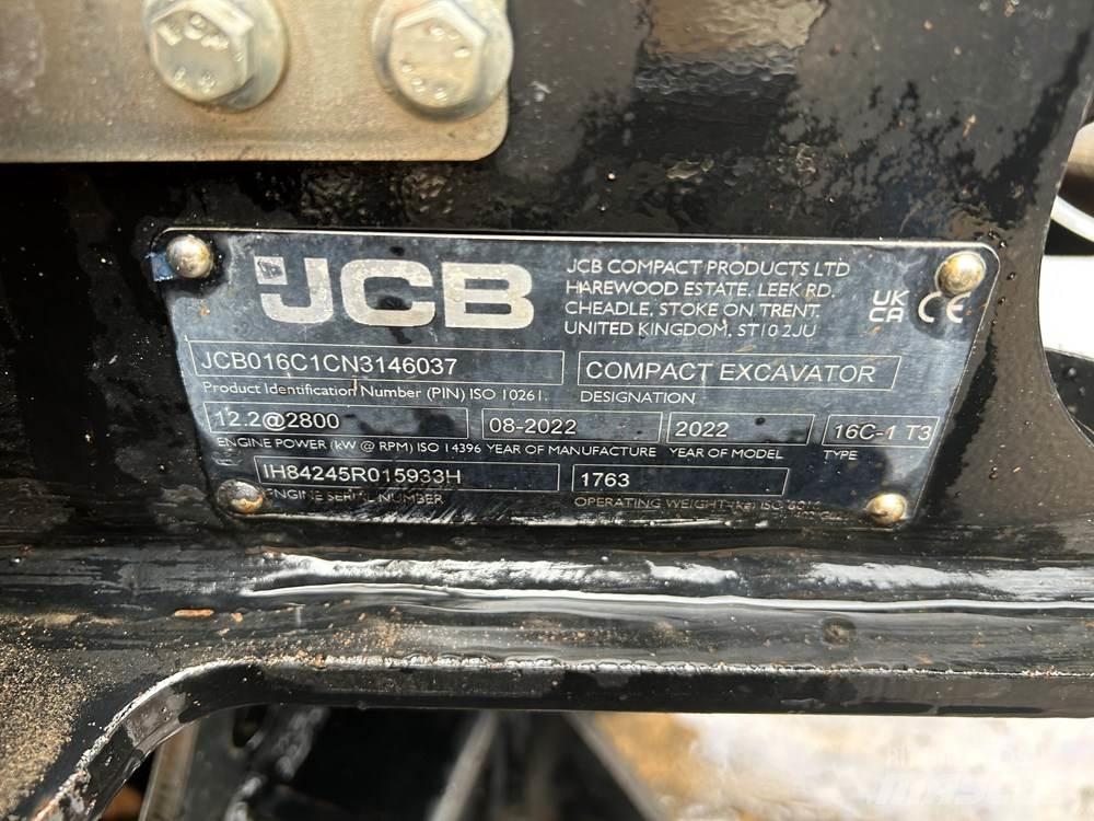 JCB 16C-1 Mini excavadoras < 7t