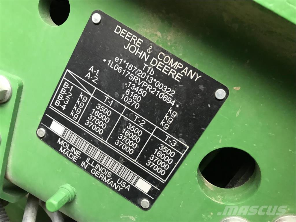 John Deere 6R 175 Tractores
