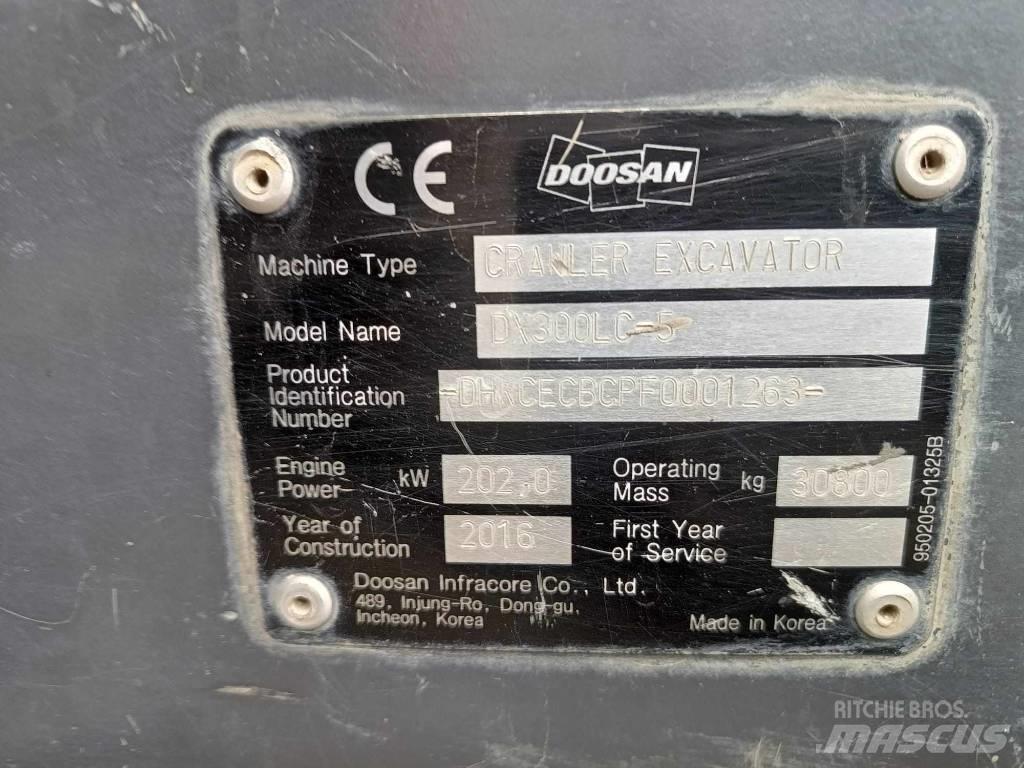 Doosan DX 300 LC-5 Excavadoras de cadenas