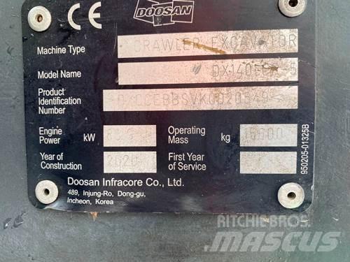 Doosan DX140LCR-5 Excavadoras de cadenas