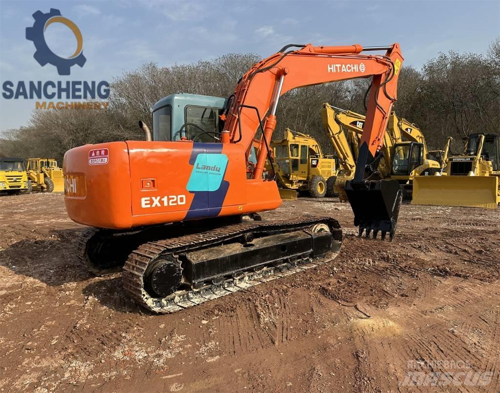 Hitachi EX 120 Excavadoras de cadenas