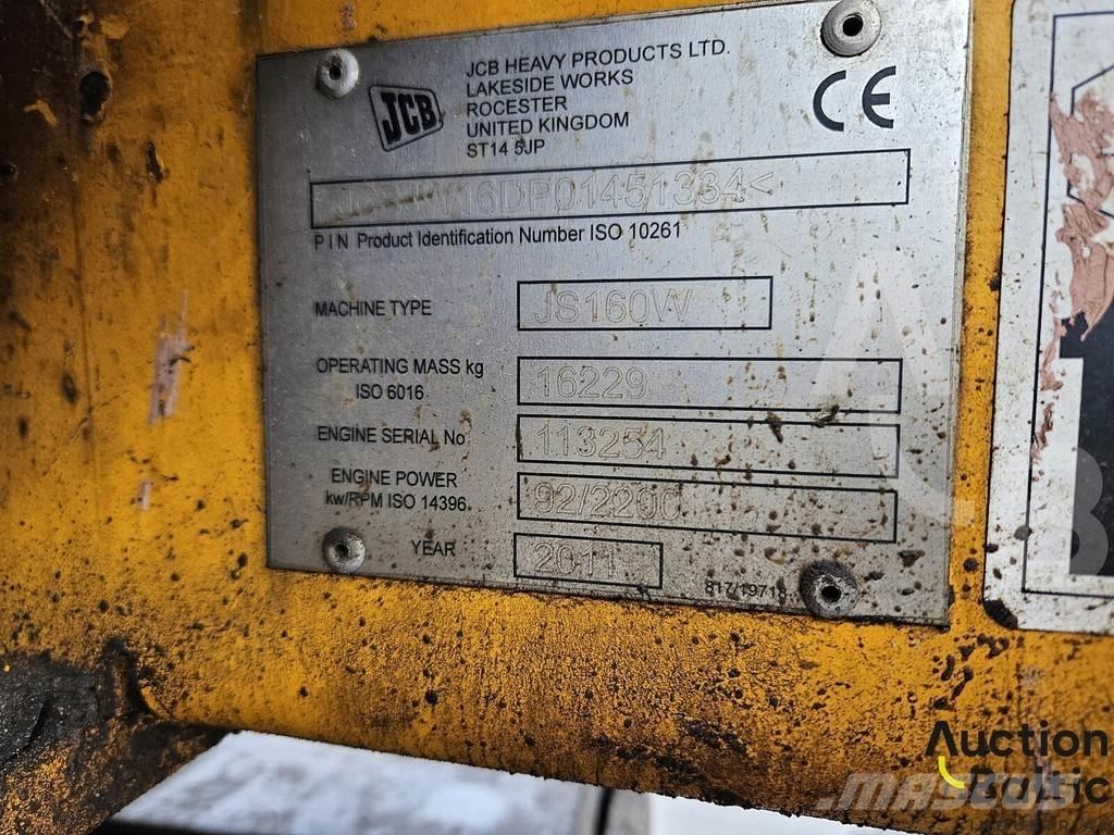 JCB JS 160 W Excavadoras de ruedas