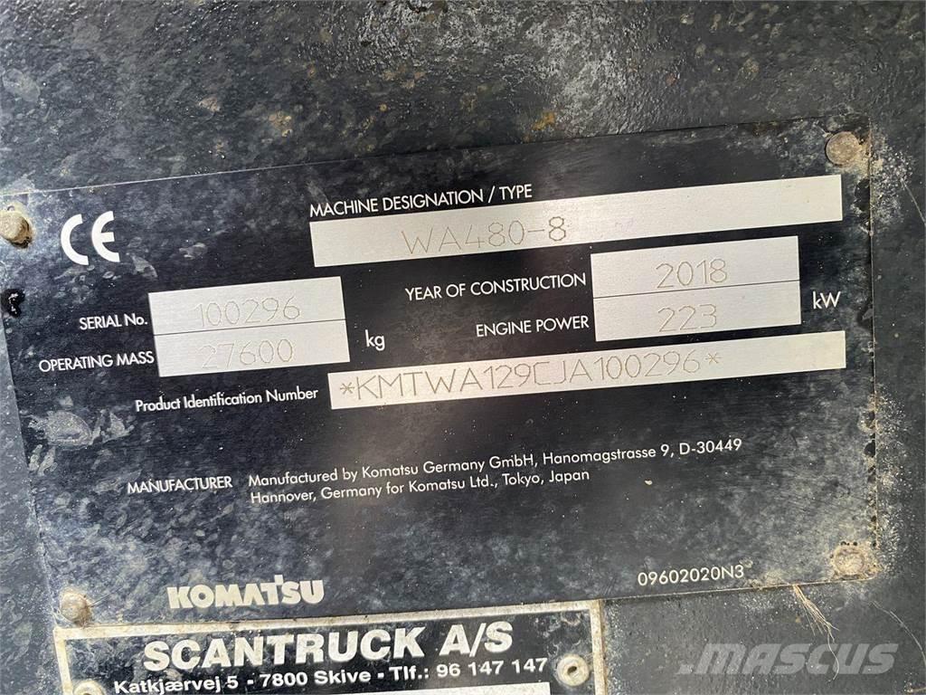 Komatsu WA480-8 Cargadoras sobre ruedas