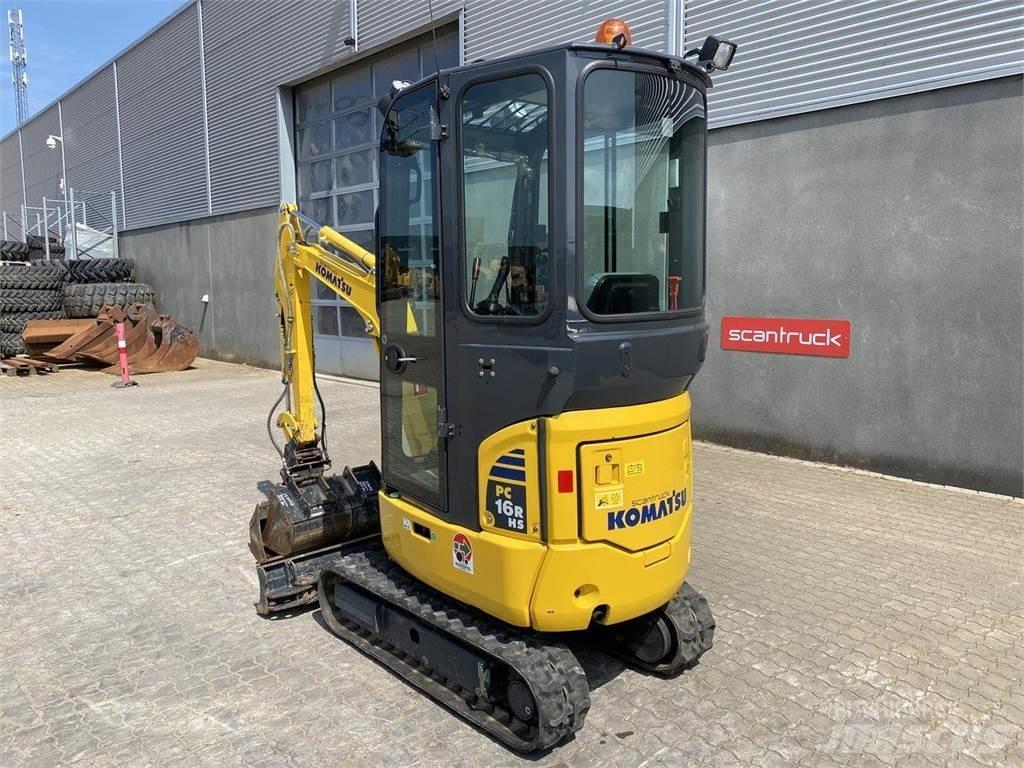 Komatsu PC16R-3 Excavadoras de ruedas
