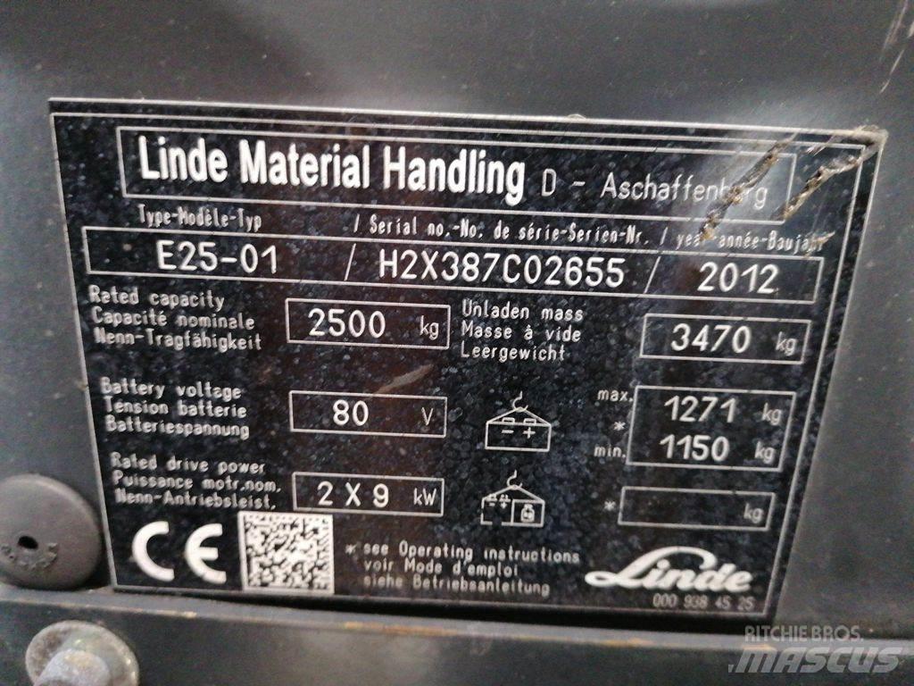 Linde E25-01 Carretillas de horquilla eléctrica