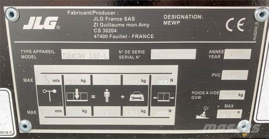 JLG Toucan 10E-L Otras plataformas elevadoras