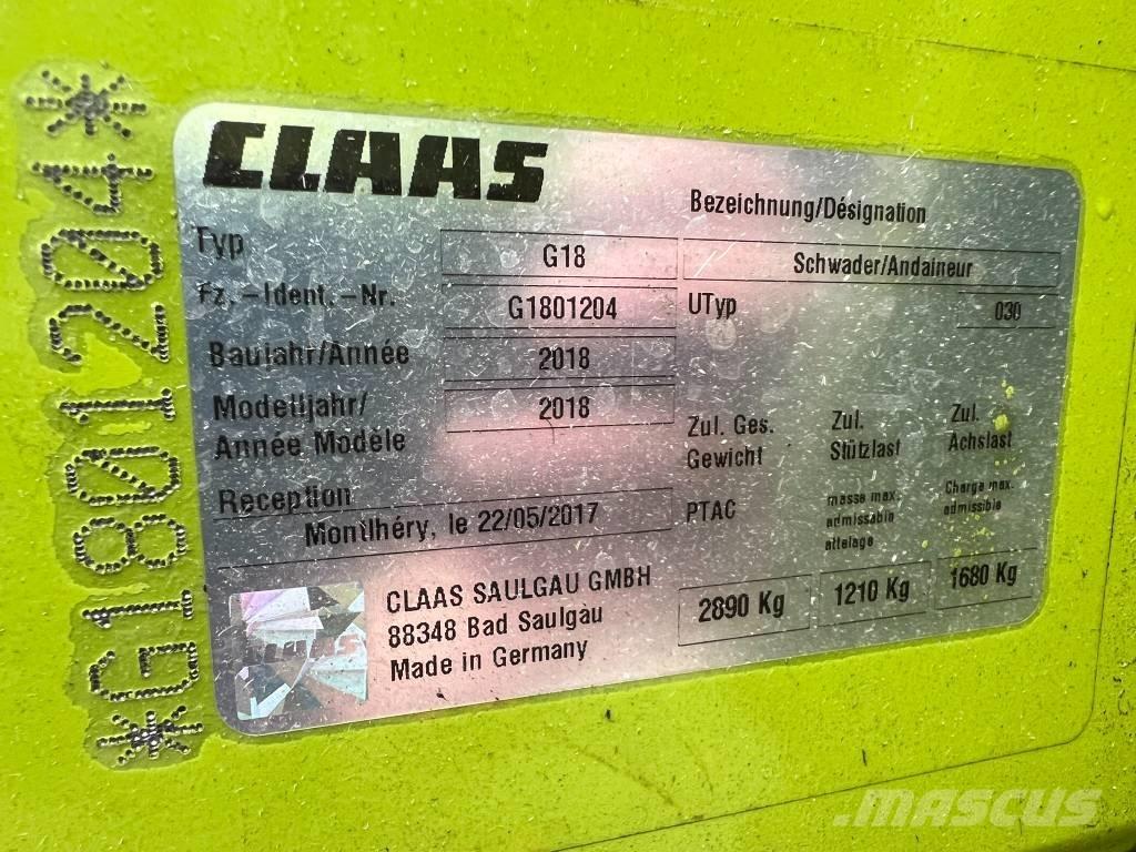 CLAAS Liner 1900 Segadoras hileradoras