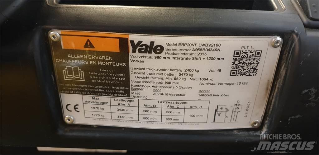 Yale ERP20VF 2014 Carretillas de horquilla eléctrica