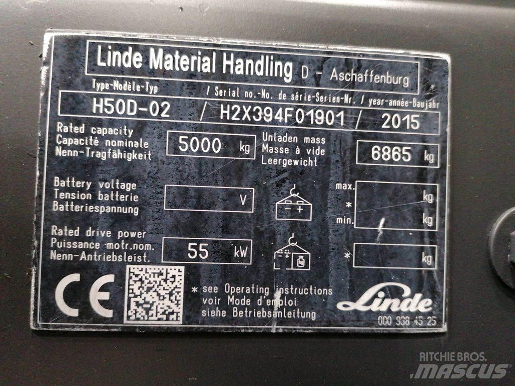 Linde H50D-02 Carretillas diesel