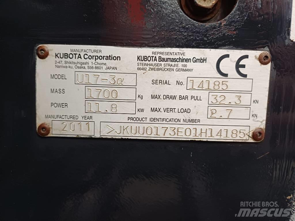 Kubota U 17-3 Mini excavadoras < 7t