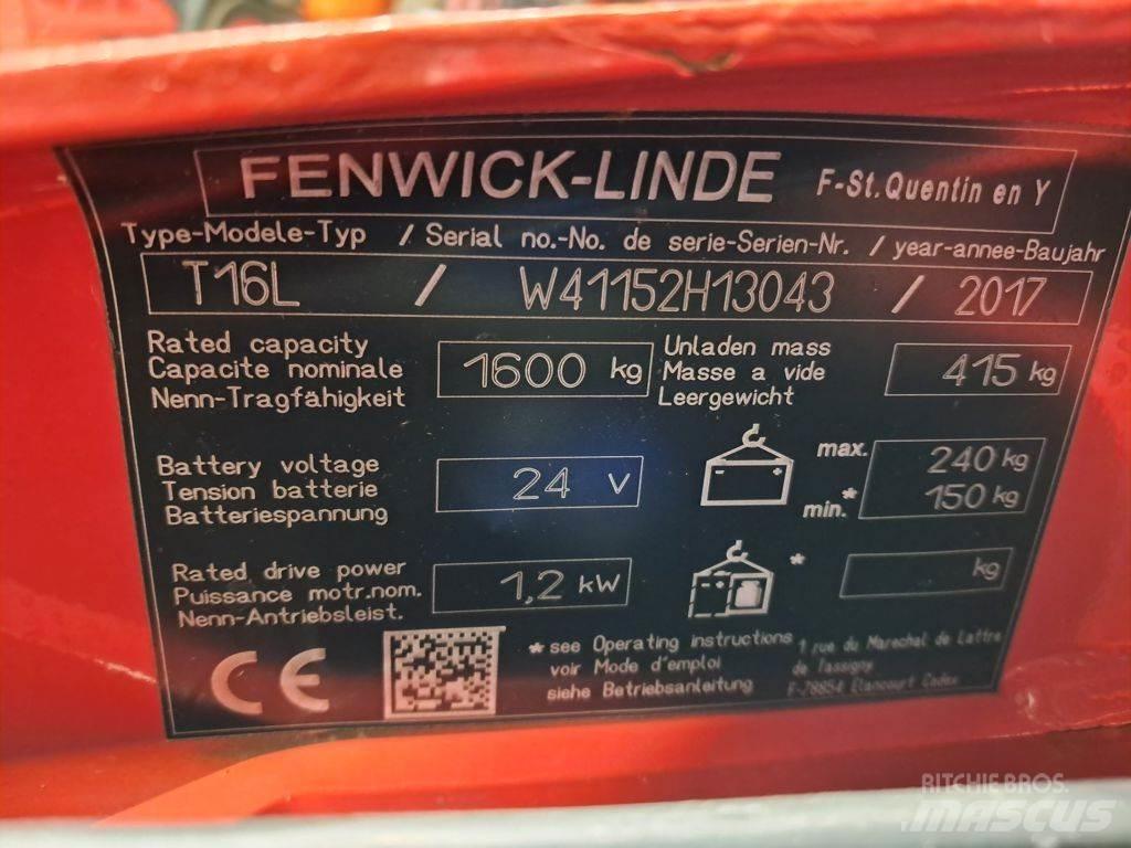Linde T16L Transpaletas Electricas