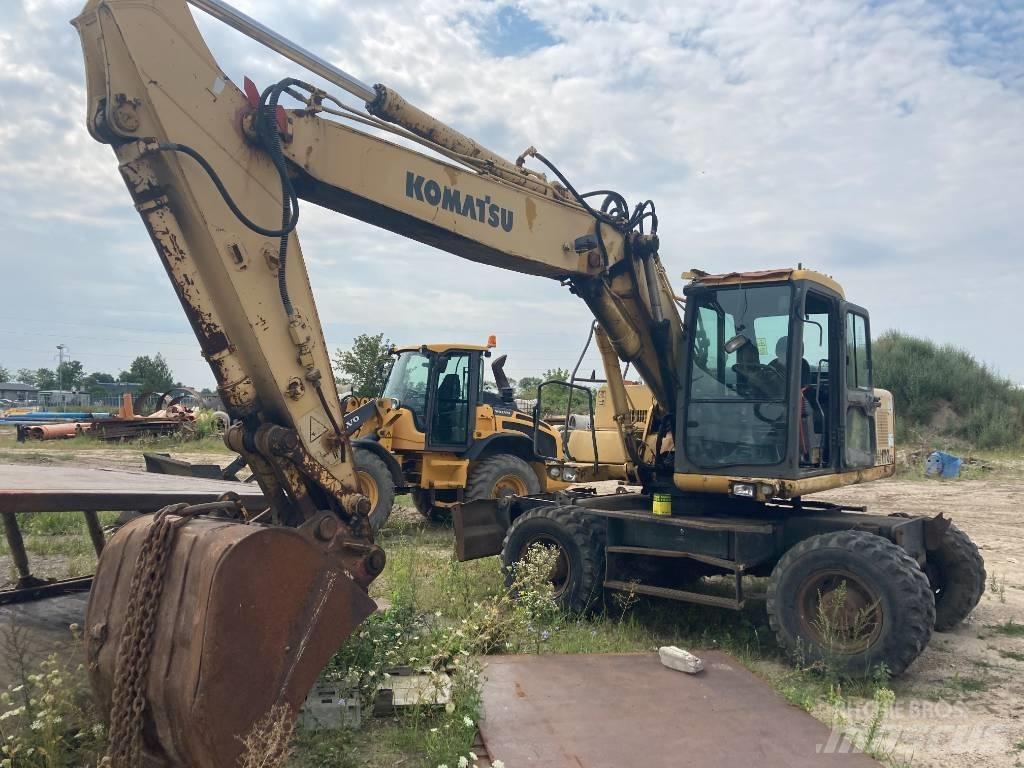 Komatsu PW 170 Excavadoras de ruedas