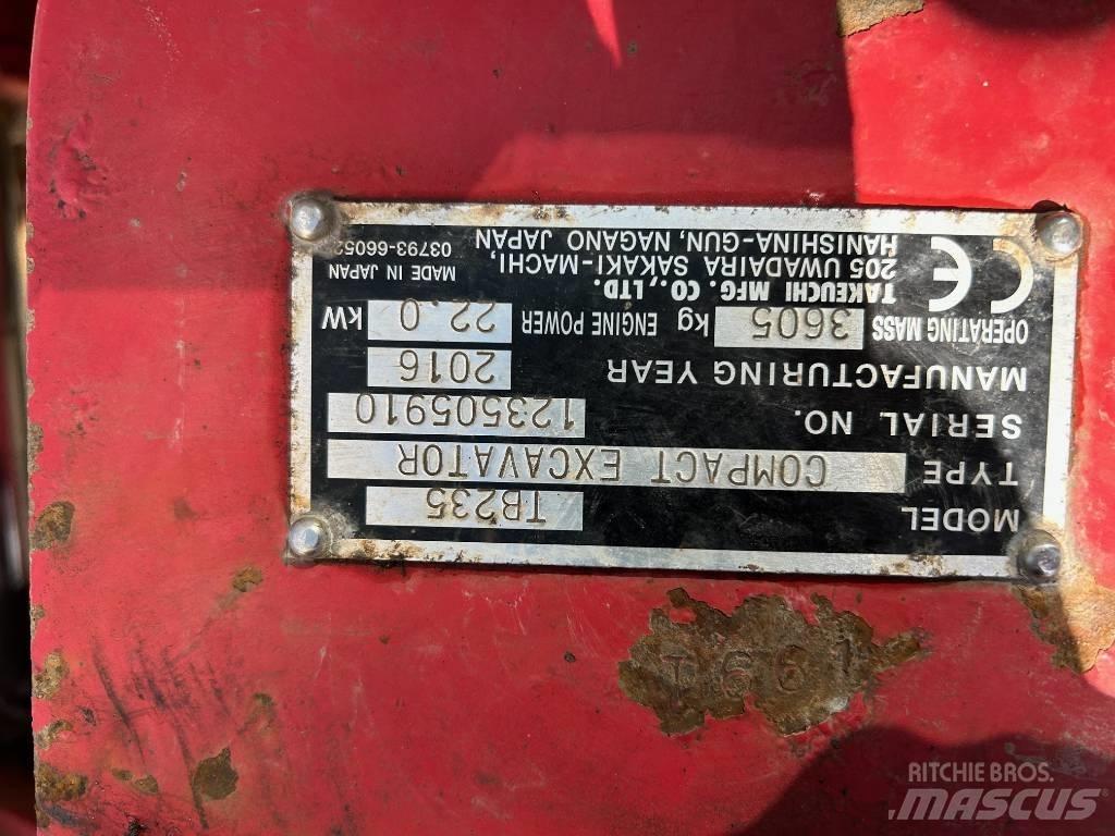 Takeuchi TB 235 Mini excavadoras < 7t