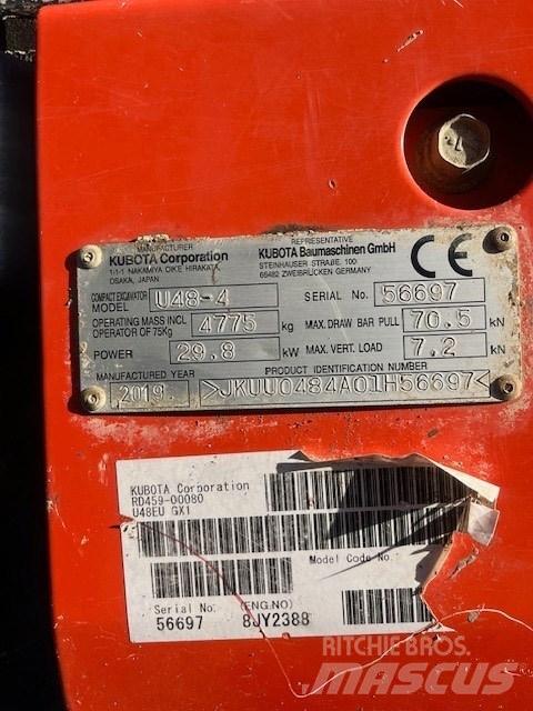 Kubota U 48-4 Mini excavadoras < 7t