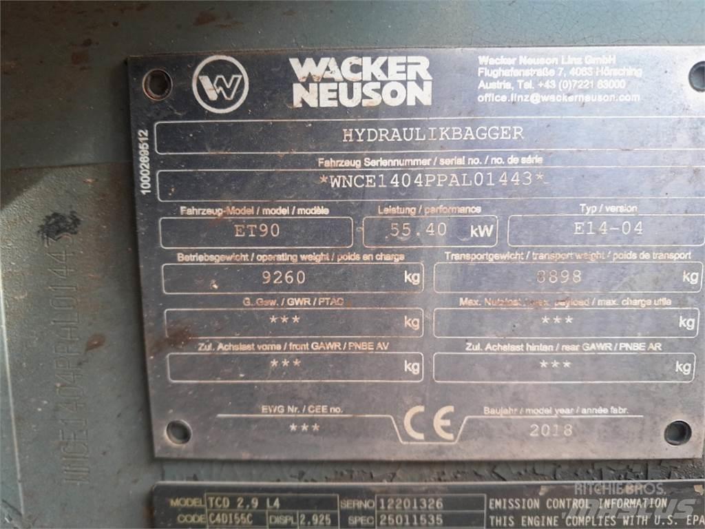 Wacker Neuson ET90 Mini excavadoras < 7t