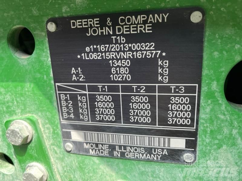 John Deere 6R215 Tractores