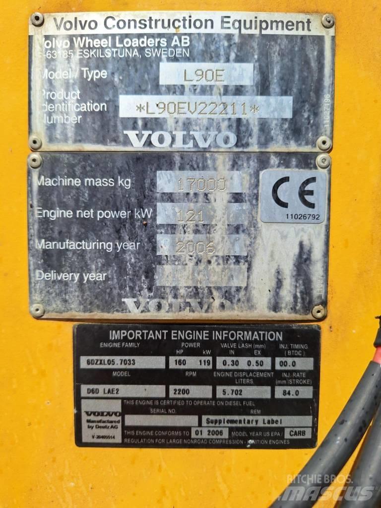 Volvo L 90 E Cargadoras sobre ruedas