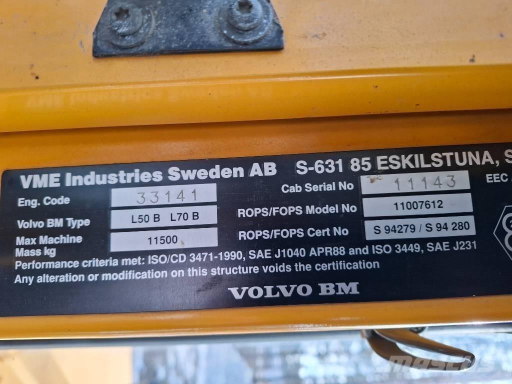 Volvo L70B Cargadoras sobre ruedas