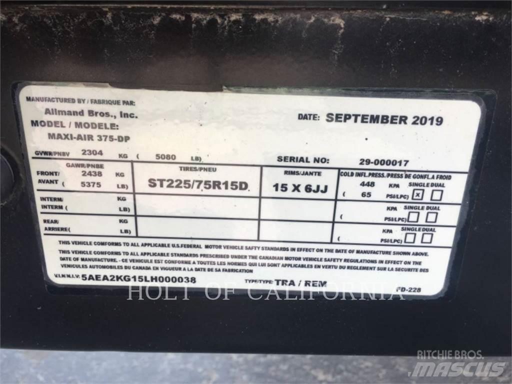 Allmand COMPRES375 Secadores de aire comprimido