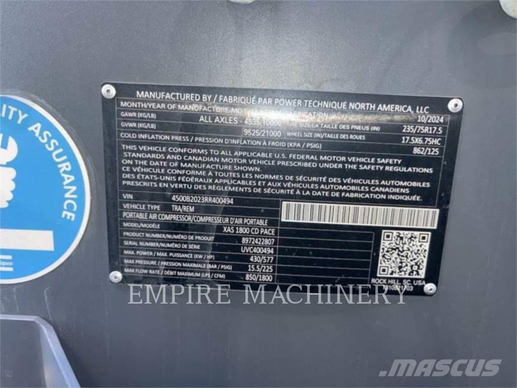 Atlas Copco XAS1800CD Compresores