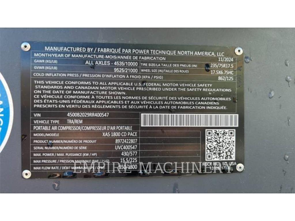 Atlas Copco XAS1800CD Compresores