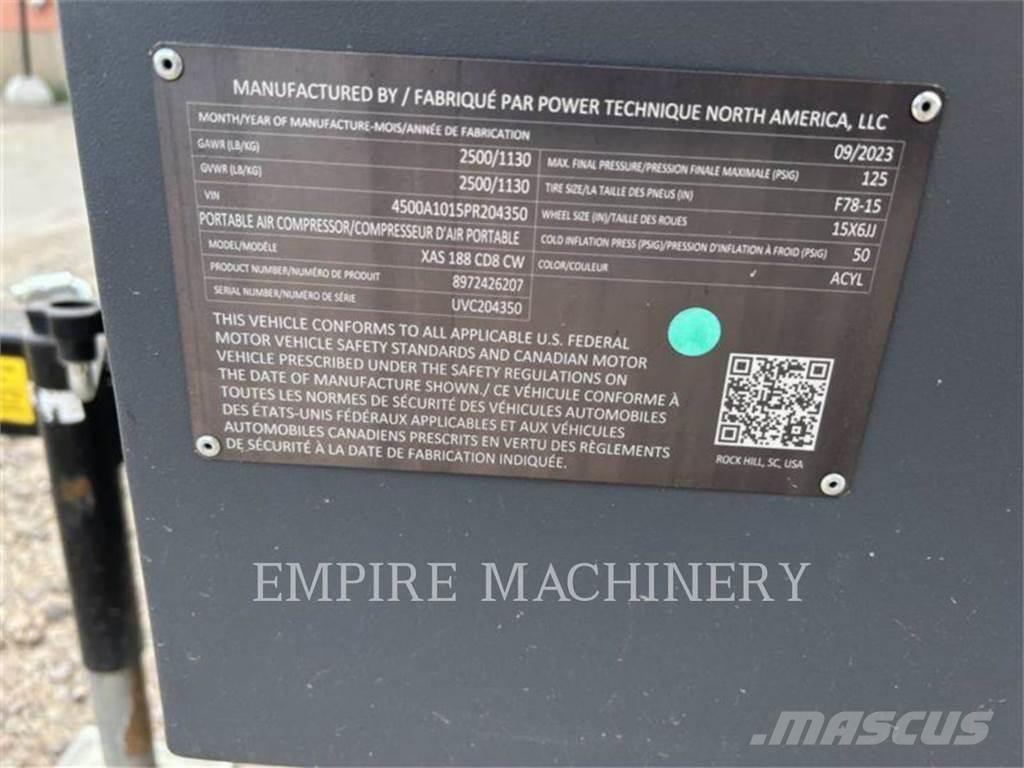 Atlas Copco XAS188CD Compresores