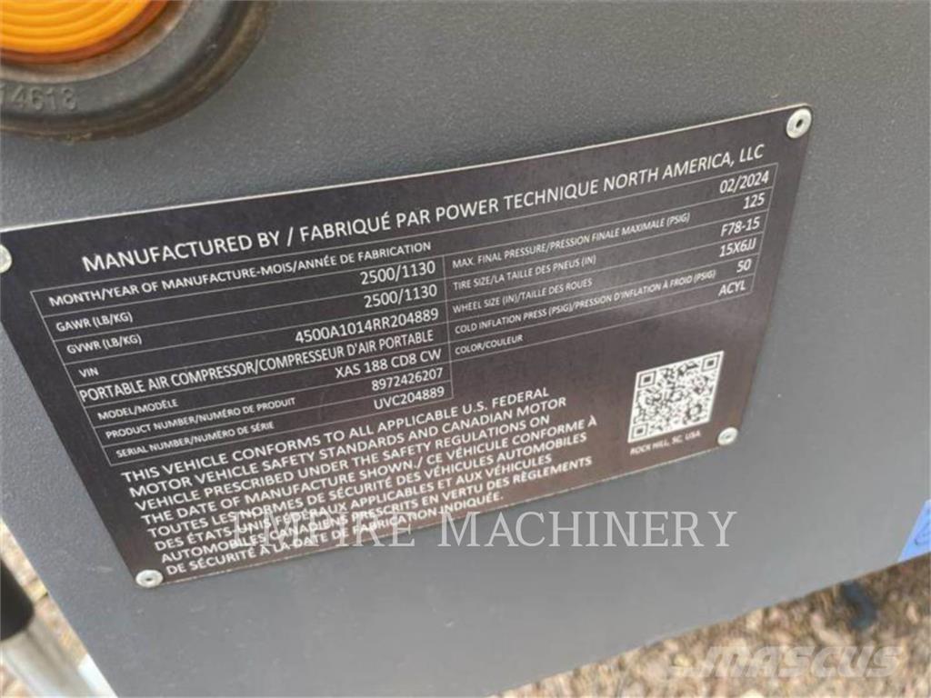 Atlas Copco XAS188CD Compresores