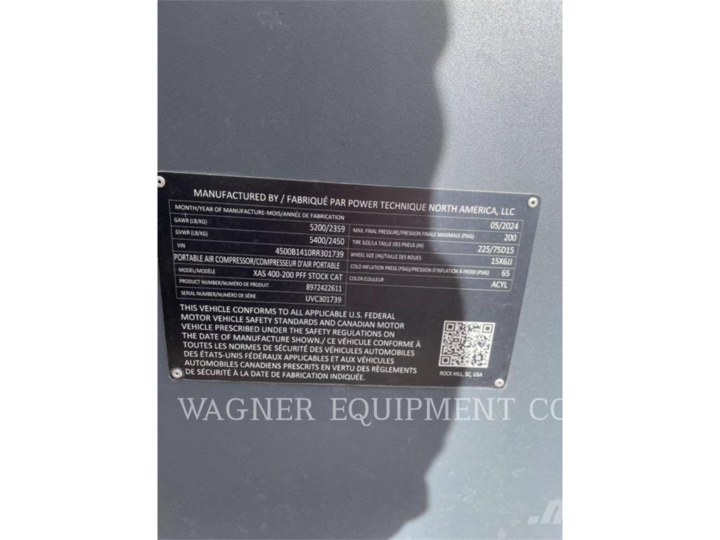 Atlas Copco XAS400 Secadores de aire comprimido