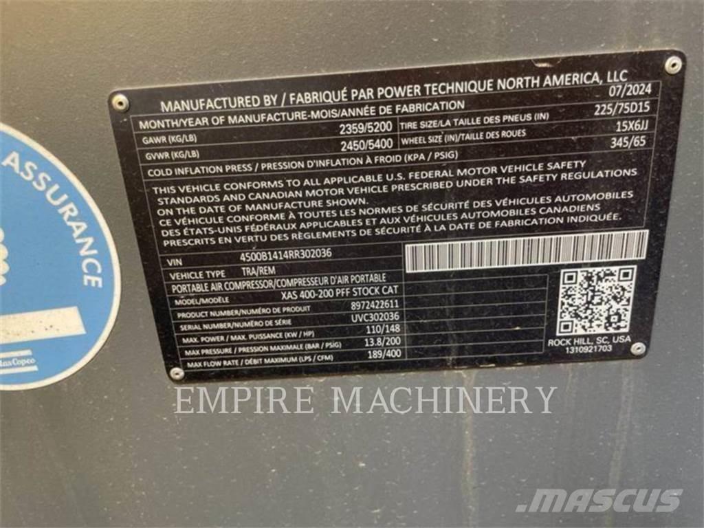 Atlas Copco XAS400CD Compresores