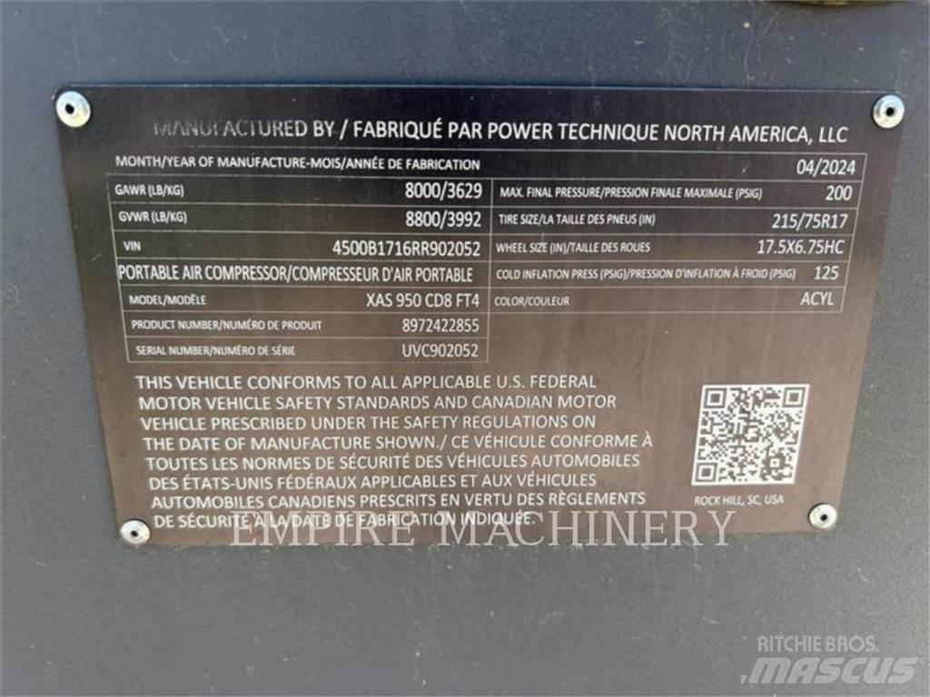Atlas Copco XAS950CD Compresores
