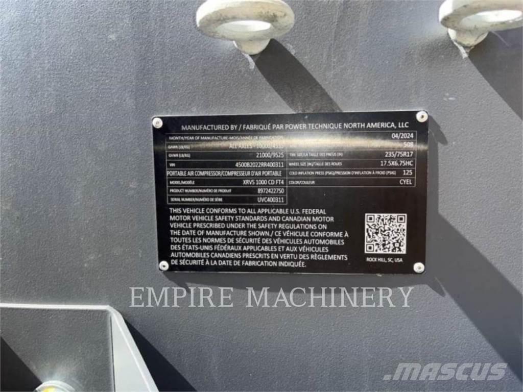 Atlas Copco XRVS1000CD Compresores