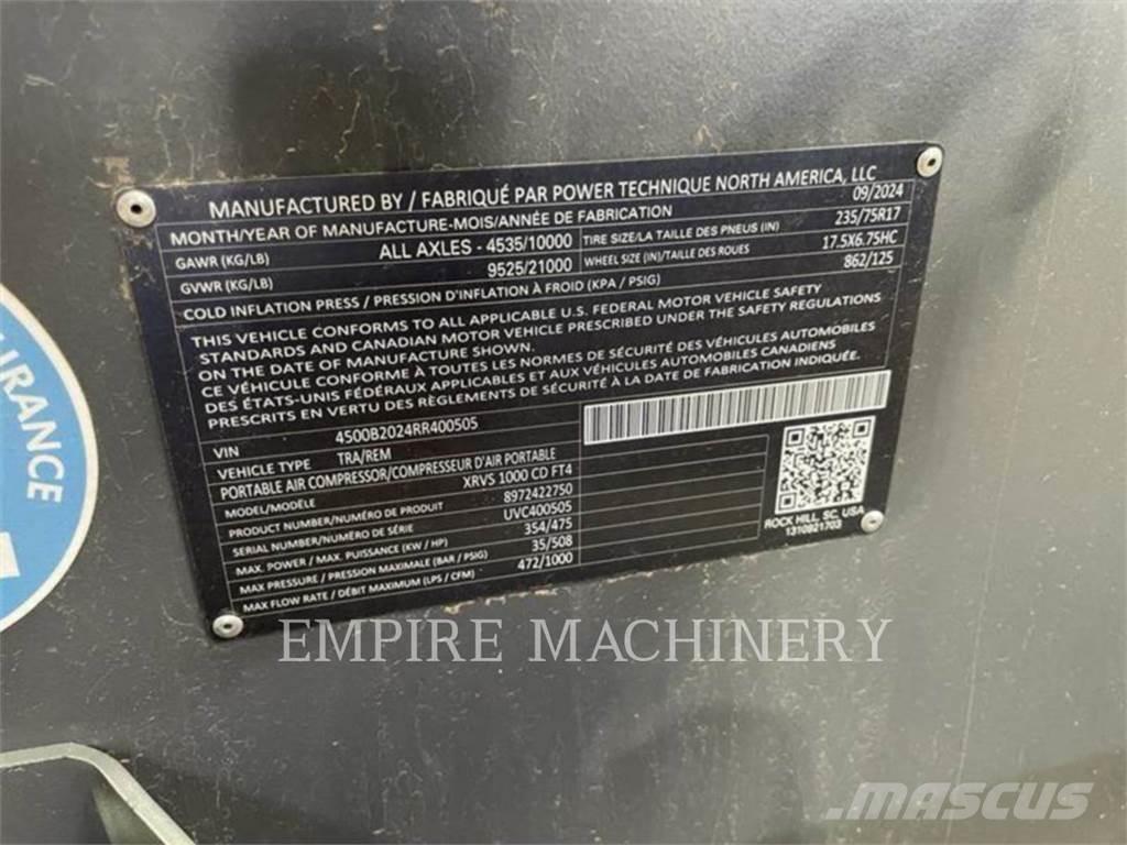 Atlas Copco XRVS1000CD Compresores